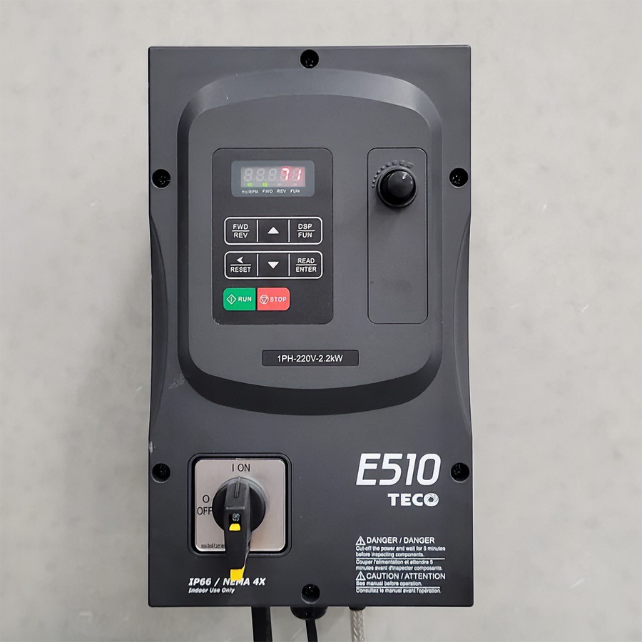 Variable frequency drive controller installation and setup